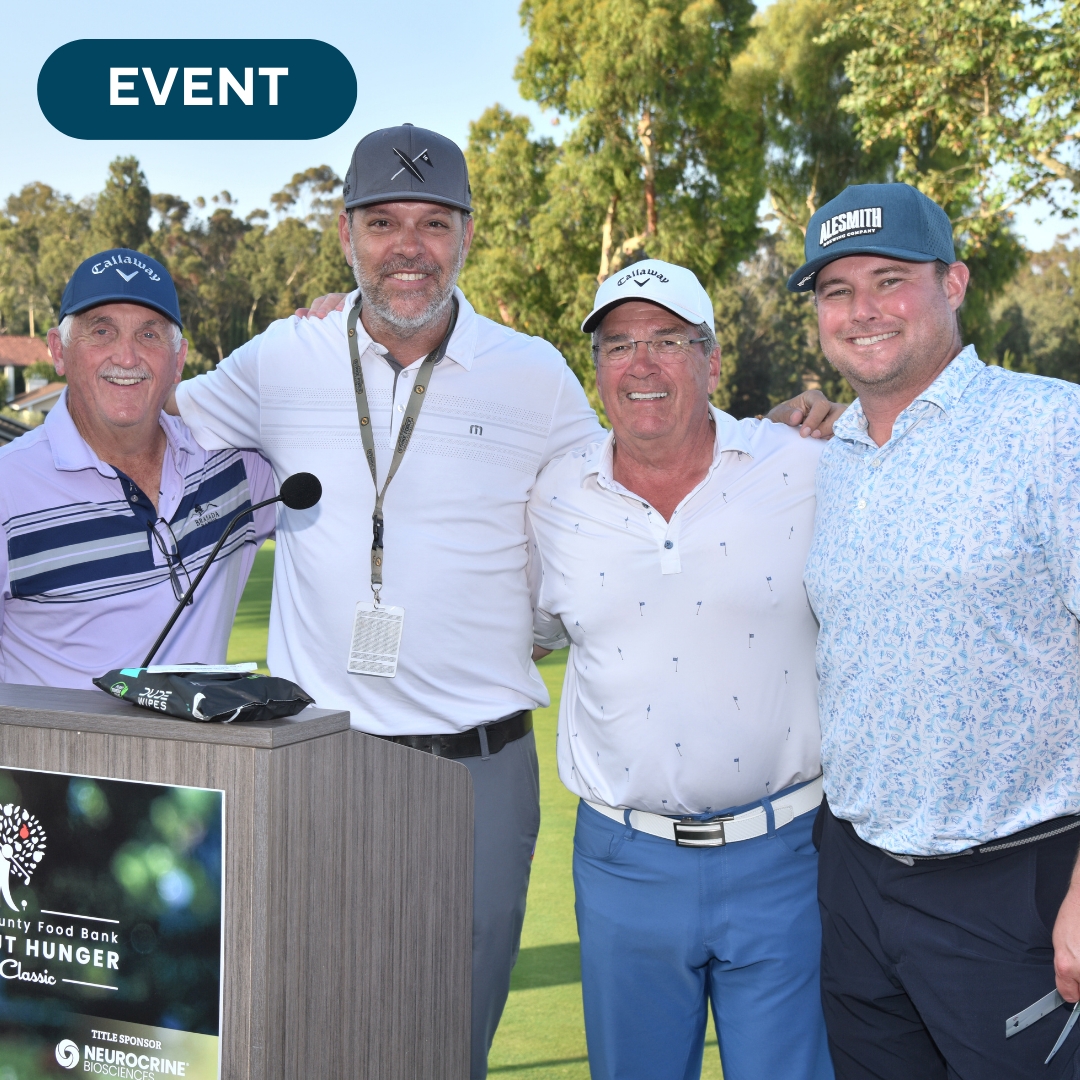 Committee members and players at the golf tournament.