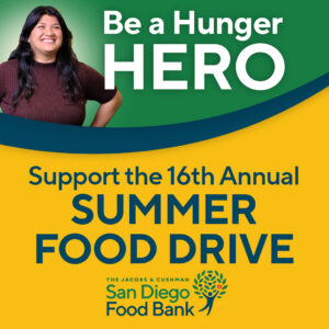 1080 x 1080 Summer Food Drive Social Media Graphic