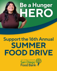 1080 x 1350 Summer Food Drive Social Media Graphic