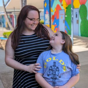 Ashley and her daughter.